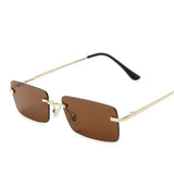 Female Sunglasses with PC Lens & Metal Frame snake - label