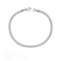 Flat Snake Bracelet: Titanium Steel U - Shape Design for Women - snake - label