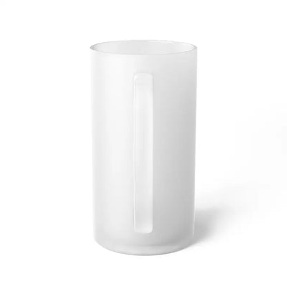 Frosted Glass Beer Mug with 16oz Capacity & Frosted Glass Material snake - label
