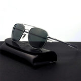 Glass Lens Sunglasses with High - Quality Glass Lenses snake - label