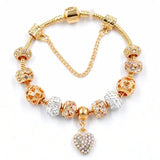 Gold Snake Crystal Bracelet with Sparkling Crystals - Elegant Design, High - Quality Alloy - 20cm Length, 38g snake - label