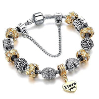 Gold Snake Crystal Bracelet with Sparkling Crystals - Elegant Design, High - Quality Alloy - 20cm Length, 38g snake - label