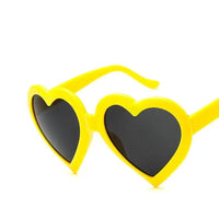 HEART - SHAPED SUNGLASSES for Kids | Stylish UV Protection Sunglasses snake - label