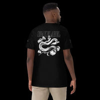 HEAVYWEIGHT T - SHIRT SNAKE: 100% Ring - Spun Cotton, Vibrant Color, Relaxed Fit snake - label