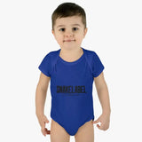 Infant Baby Rib Bodysuit with Lap Shoulders & Tear - Away Label snake - label