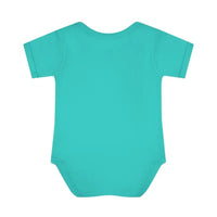 Infant Baby Rib Bodysuit with Lap Shoulders & Tear - Away Label snake - label