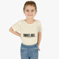 Infant Baby Rib Bodysuit with Lap Shoulders & Tear - Away Label snake - label