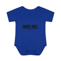 Infant Baby Rib Bodysuit with Lap Shoulders & Tear - Away Label snake - label