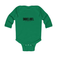 Infant Long Sleeve Bodysuit with Soft Fabric and Durable Design snake - label