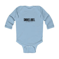 Infant Long Sleeve Bodysuit with Soft Fabric and Durable Design snake - label