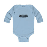 Infant Long Sleeve Bodysuit with Soft Fabric and Durable Design snake - label