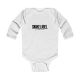 Infant Long Sleeve Bodysuit with Soft Fabric and Durable Design snake - label