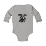 Infant Long Sleeve Bodysuit with Soft Fabric and Durable Design snake - label