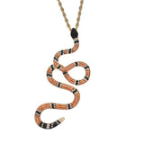 Inlaid Zircon Snake Pendant with Dazzling Zircon Stones snake - label