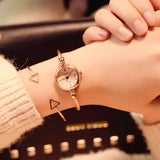 Iron Chain Bracelet Watch - Elegant Iron Chain Quartz Watch for Women snake - label