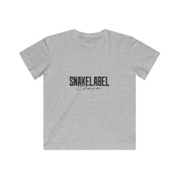 Kids Fine Jersey Tee: 100% Combed Cotton, Lightweight & Tear Away Label snake - label