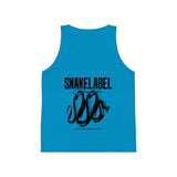 Kids Jersey Tank Top: Neon Colors, Retail Fit, Lightweight Fabric snake - label