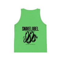 Kids Jersey Tank Top: Neon Colors, Retail Fit, Lightweight Fabric snake - label