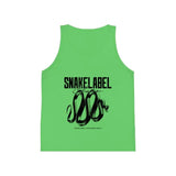 Kids Jersey Tank Top: Neon Colors, Retail Fit, Lightweight Fabric snake - label