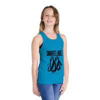 Kids Jersey Tank Top: Neon Colors, Retail Fit, Lightweight Fabric snake - label