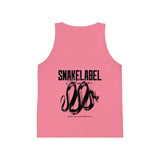 Kids Jersey Tank Top: Neon Colors, Retail Fit, Lightweight Fabric snake - label