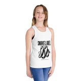 Kids Jersey Tank Top: Neon Colors, Retail Fit, Lightweight Fabric snake - label