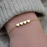 Korean Bracelet: Stylish Alloy Chain Bracelet for Women - snake - label