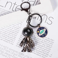 Korean Hip Hop Astronaut Keychain with Custom Logo - High - Quality Unisex Keychain snake - label