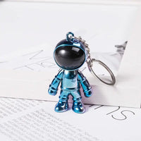 Korean Hip Hop Astronaut Keychain with Custom Logo - High - Quality Unisex Keychain snake - label