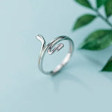 Korean Temperament Snake Ring - Premium Silver Women's Jewelry snake - label