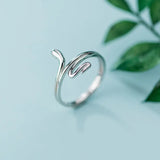 Korean Temperament Snake Ring - Premium Silver Women's Jewelry - snake - label