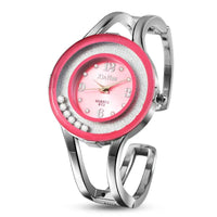 Ladies Bracelet Watch with Quartz Movement & Siamese Buckle snake - label