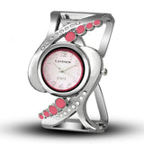 Ladies Bracelet Watch: Quartz Movement, Stainless Steel Case, Elegant Design snake - label