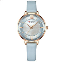 Ladies Watches Fashion Women: Quartz Waterproof Watch With Leather Strap | Stylish 35mm Dial snake - label