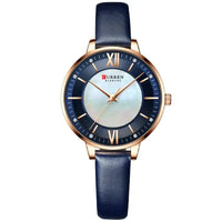 Ladies Watches Fashion Women: Quartz Waterproof Watch With Leather Strap | Stylish 35mm Dial snake - label