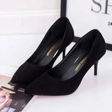 Lady High Heels: Stylish Shallow Mouth Design - Elevate Your Look! snake - label