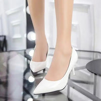 Lady High Heels: Stylish Shallow Mouth Design - Elevate Your Look! snake - label