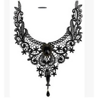 Luxe Lace Necklace with Elegant Handmade Design for Glamorous Style - snake - label