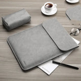 Luxurious Micro Velvet Laptop Bag for 15 - Inch Notebooks snake - label