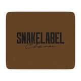 Luxurious Tan Sherpa Blanket with Soft Mink Print - 100% Polyester Heat - Backed Comfort snake - label