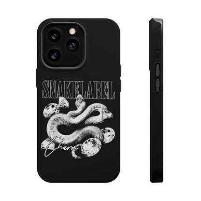 Magnetic Snake Tough Cases with Embedded Magnet Module - Impact - Resistant iPhone Cover snake - label