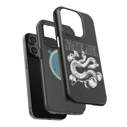 Magnetic Snake Tough Cases with Embedded Magnet Module - Impact - Resistant iPhone Cover snake - label