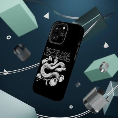 Magnetic Snake Tough Cases with Embedded Magnet Module - Impact - Resistant iPhone Cover snake - label