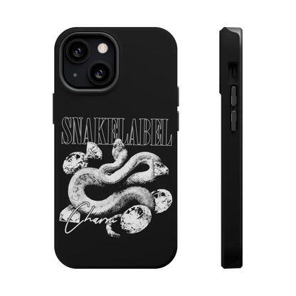 Magnetic Snake Tough Cases with Embedded Magnet Module - Impact - Resistant iPhone Cover snake - label