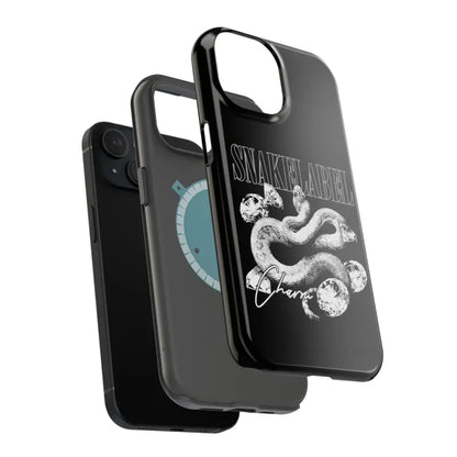 Magnetic Snake Tough Cases with Embedded Magnet Module - Impact - Resistant iPhone Cover snake - label