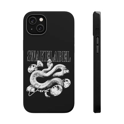 Magnetic Snake Tough Cases with Embedded Magnet Module - Impact - Resistant iPhone Cover snake - label