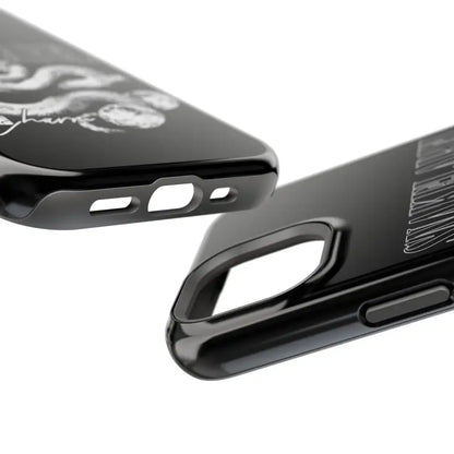 Magnetic Snake Tough Cases with Embedded Magnet Module - Impact - Resistant iPhone Cover snake - label