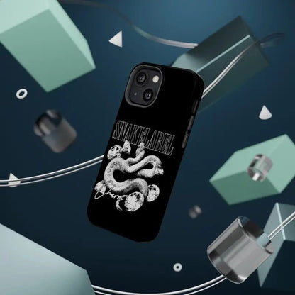 Magnetic Snake Tough Cases with Embedded Magnet Module - Impact - Resistant iPhone Cover snake - label