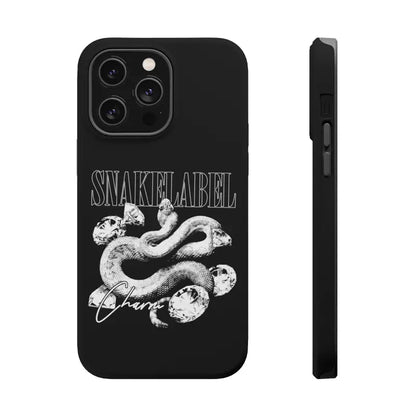 Magnetic Snake Tough Cases with Embedded Magnet Module - Impact - Resistant iPhone Cover snake - label
