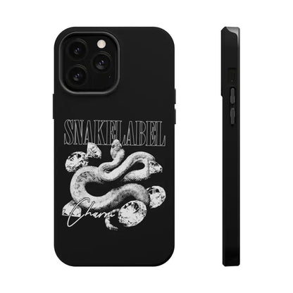 Magnetic Snake Tough Cases with Embedded Magnet Module - Impact - Resistant iPhone Cover snake - label